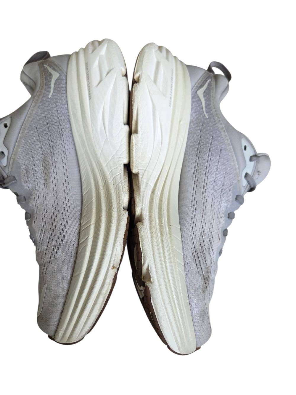 HOKA Bondi 8 Light Gray/White Sz 8 - Picture 7 of 14